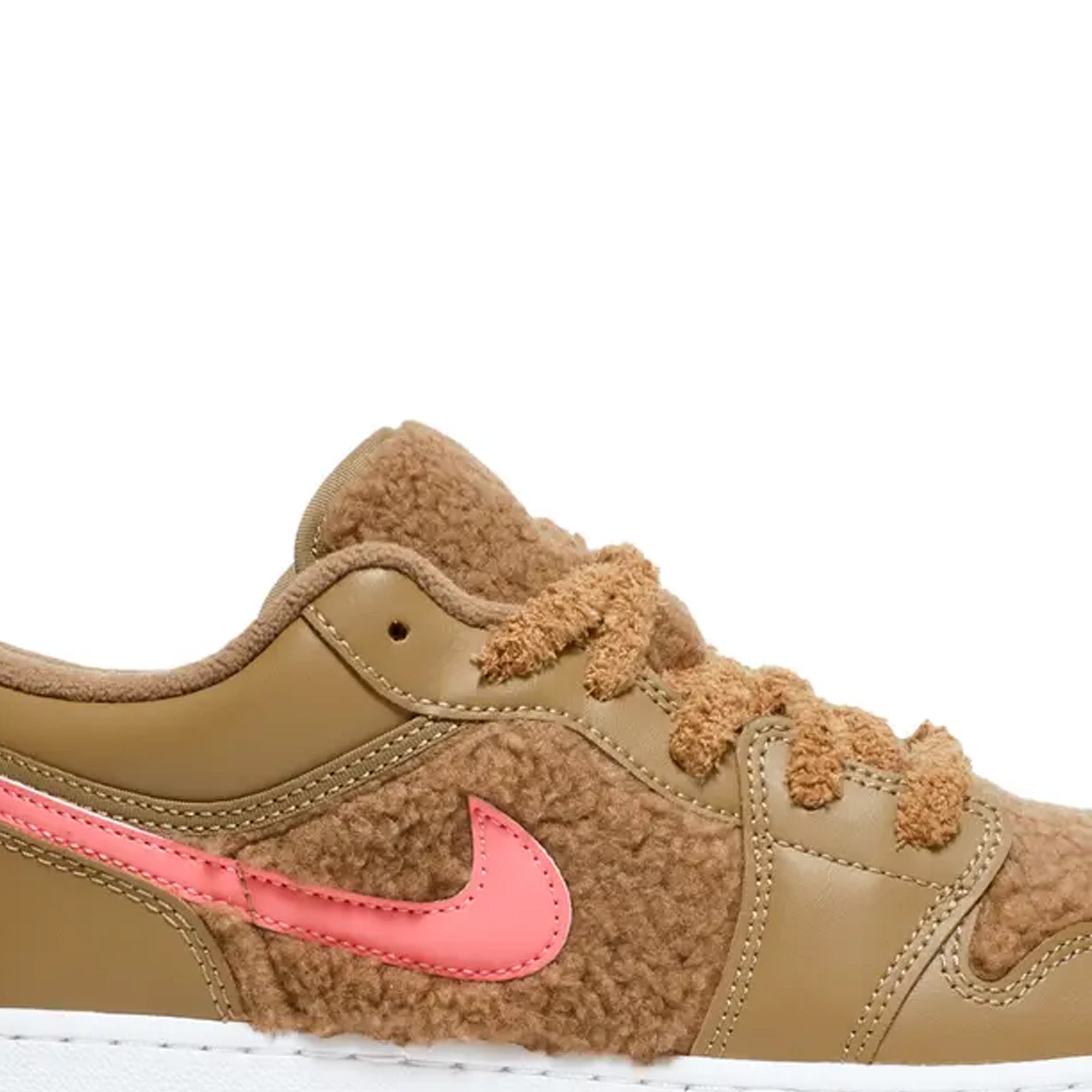 Air Jordan 1 Low Utility 'Teddy Bear' GS (2021) - Image 6