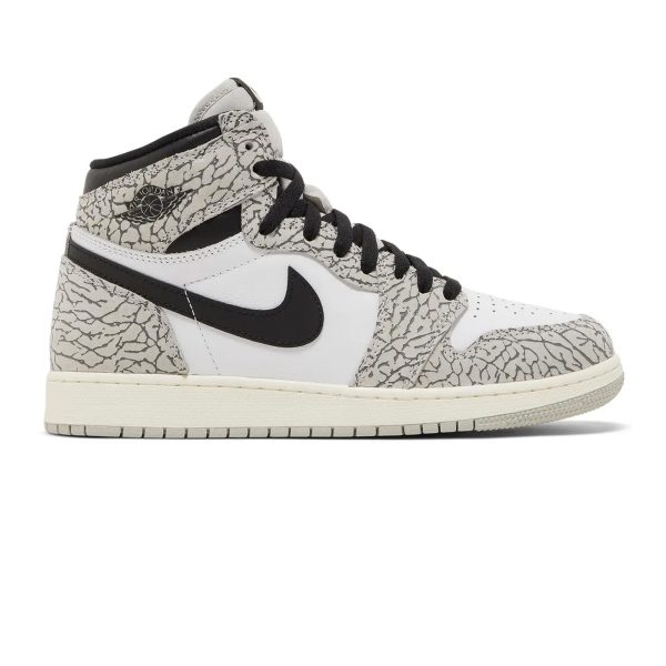 Air Jordan 1 Retro High OG 'White Cement' GS (2023)